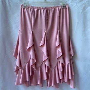 Vintage Y2K Babygirl Pink Textured Skirt
